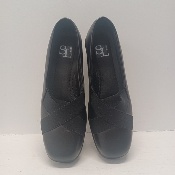 SL Design Women's Shoes Comfort Criss Cross Elastic Design Size 38 - Picture 2 of 8